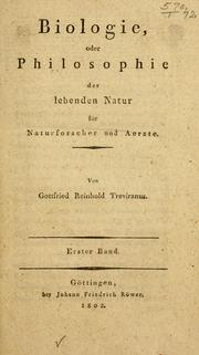 Front cover of Biologie by Treviranus, Gottfried Reinhold