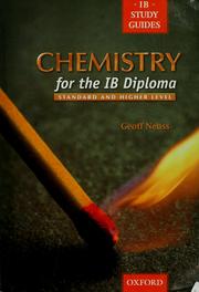 Front cover of Chemistry for the IB diploma by Geoff Neuss