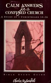 Front cover of Calm answers for a confused church by Charles R. Swindoll
