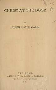 Front cover of Christ at the door by Ward, Susan Hayes