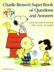 Front cover of Charlie Brown' Super Book of Questions and Answers by Charles M. Schulz