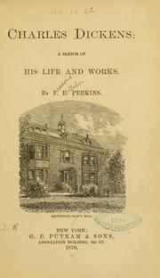 Cover of Charles Dickens by Frederic Beecher Perkins