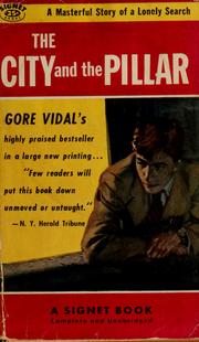 Front cover of The city and the pillar by Gore Vidal
