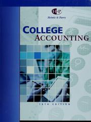 Front cover of College accounting by James A. Heintz