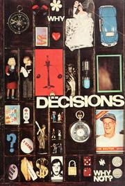 Front cover of A Collection of prose and poetry on the theme of decisions by Helen F. Olson