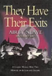 Front cover of They have their exits by Airey Neave