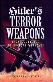 Cover of Hitler's terror weapons by Geoffrey Brooks