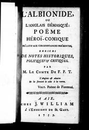 Front cover of L'Albionide ou L'Anglais démasqué by Chevrier M. de