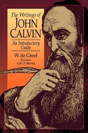 Front cover of Johannes Calvijn by W. de Greef