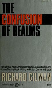 Cover of The confusion of realms by Richard Gilman