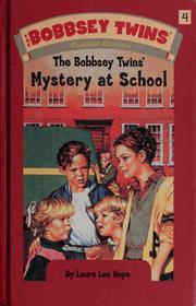 Front cover of The Bobbsey twins' mystery at school by Laura Lee Hope
