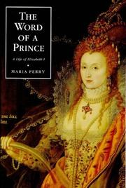 Front cover of The word of a prince by Maria Perry