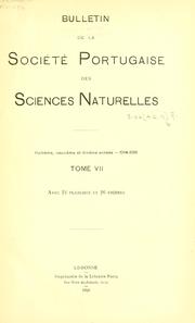 Front cover of Boletim da Sociedade Portuguesa de Ciias Naturais by Unknown