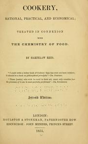 Front cover of Cookery, rational, practical, and economical .. by Hartelaw Reid