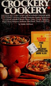 Front cover of Crockery cookery by Mable Hoffman