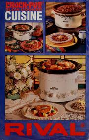 Cover of Crock-pot slow cooker cuisine by Rival Manufacturing Company