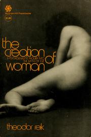 Cover of The creation of woman by Theodor Reik