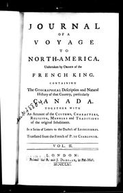 Cover of Journal d'un voyage by Pierre-François-Xavier de Charlevoix