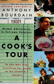 Front cover of A cook's tour by Anthony Bourdain