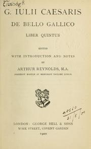 Front cover of C. Iulii Caesaris Commentarii de bello gallico by Gaius Julius Caesar
