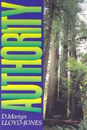 Cover of Authority by David Martyn Lloyd-Jones
