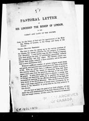 Front cover of Pastoral letter of His Lordship the Bishop of London [i.e. John Walsh] to the clergy and laity of the diocese by Catholic Church. Diocese of London. Bishop (1869-1889 : Walsh).