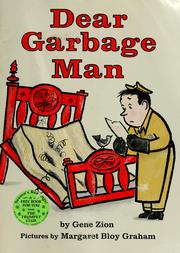Cover of Dear Garbage Man by Gene Zion