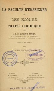 Front cover of De facultate docendi seu de scholis institutiones juridicae by Alphonsus Jansen