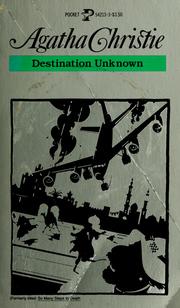 Cover of Destination Unknown by Agatha Christie