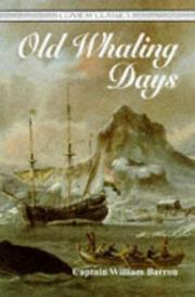 Cover of Old whaling days by William Barron