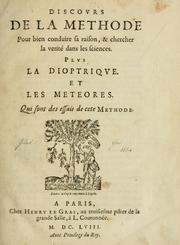 Front cover of Discours de la methode by René Descartes
