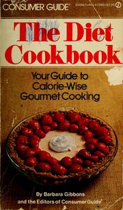 Front cover of The diet cookbook by Barbara Gibbons