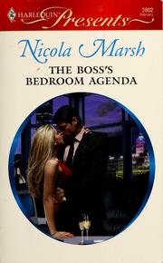 Front cover of The Boss's Bedroom Agenda by Nicola Marsh