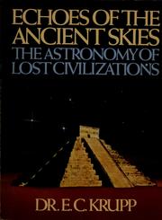 Front cover of Echoes of the ancient skies by E. C. Krupp