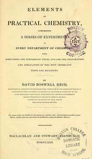 Cover of Elements of practical chemistry by D. B. Reid