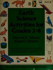 Cover of Earth science activities for grades 2-8 by Marvin N. Tolman