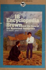 Front cover of Encyclopedia Brown and the Case of the Mysterious Handprints by Donald J. Sobol