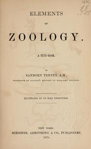 Front cover of Elements of zoölogy by Sanborn Tenney