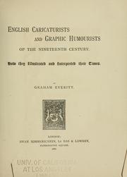 Front cover of English caricaturists and graphic humourists of the nineteeth century by Graham Everitt