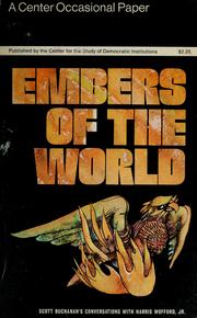 Cover of Embers of the world by Harris Wofford
