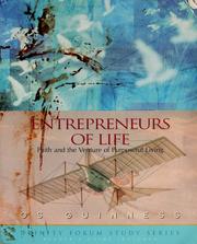 Front cover of Entrepreneurs of life by Os Guinness