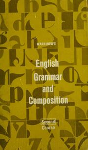 Front cover of English grammar and composition by John E. Warriner