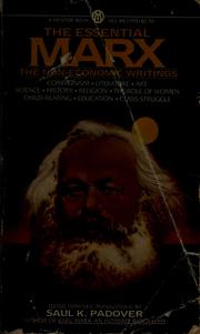 Cover of The essential Marx by Karl Marx