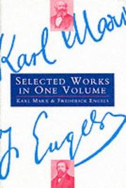 Cover of Selected works by Karl Marx