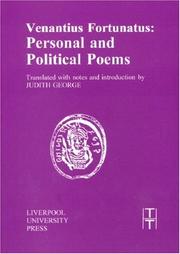 Front cover of Venantius Fortunatus by Venantius Honorius Clementianus Fortunatus