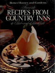 Front cover of Favorite recipes from country inns & bed-and-breakfasts by Heather M. Hephner