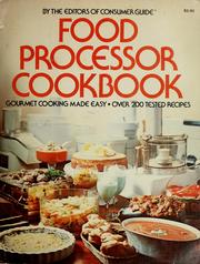 Cover of Food processor cookbook by Consumer Guide