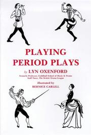 Front cover of Playing period plays by Lyn Oxenford