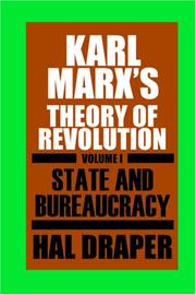 Cover of Karl Marx's Theory of Revolution by Hal Draper