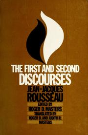 Front cover of Discours sur les sciences et les arts by Jean-Jacques Rousseau